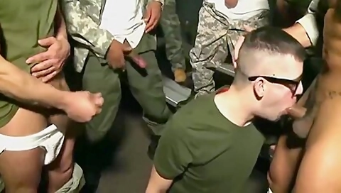Military Bukkake